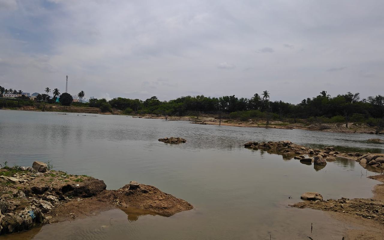 Erayyana Lake, Ballur village, Anekal — current condition at survey